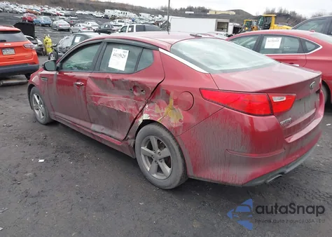 2014 Kia Optima Lx из США, поврежденный, VIN 5XXGM4A79EG283249